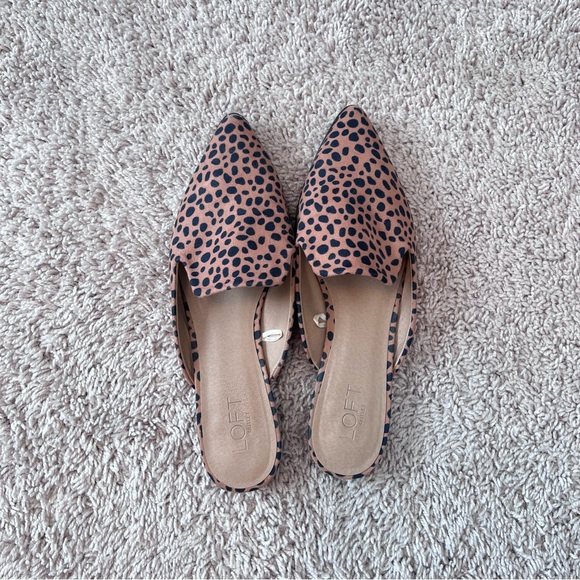 LOFT Shoes - Loft Leopard/Cheetah Mule Slides